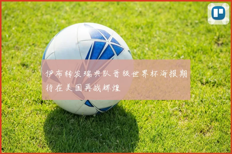 伊布转发瑞典队晋级世界杯海报期待在美国再战辉煌