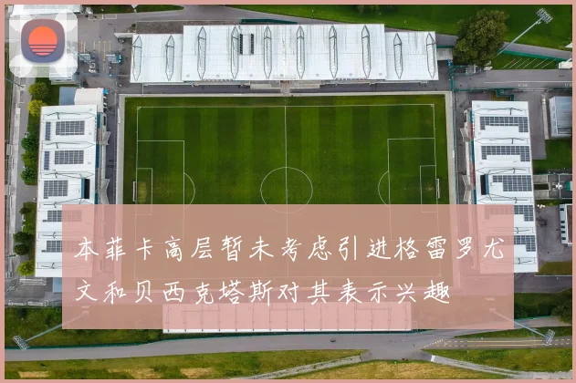 本菲卡高层暂未考虑引进格雷罗尤文和贝西克塔斯对其表示兴趣